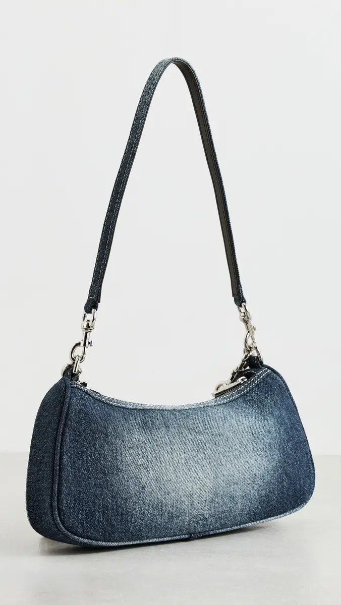 Marc Jacobs The Faded Denim Charm Shoulder Bag Faded Vintage Indigo One Size | Thumbnail 4 Marc Jacobs The Faded Denim Charm Shoulder Bag Faded Vintage Indigo One Size | Thumbnail 4