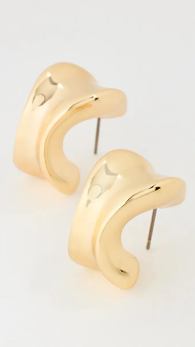 Jenny Bird Chunky Doune Hoops | Thumbnail 2