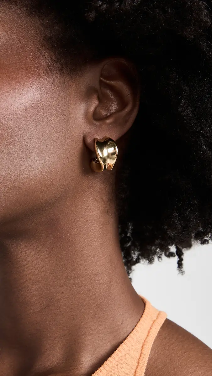 Jenny Bird Chunky Doune Hoops | Thumbnail 3