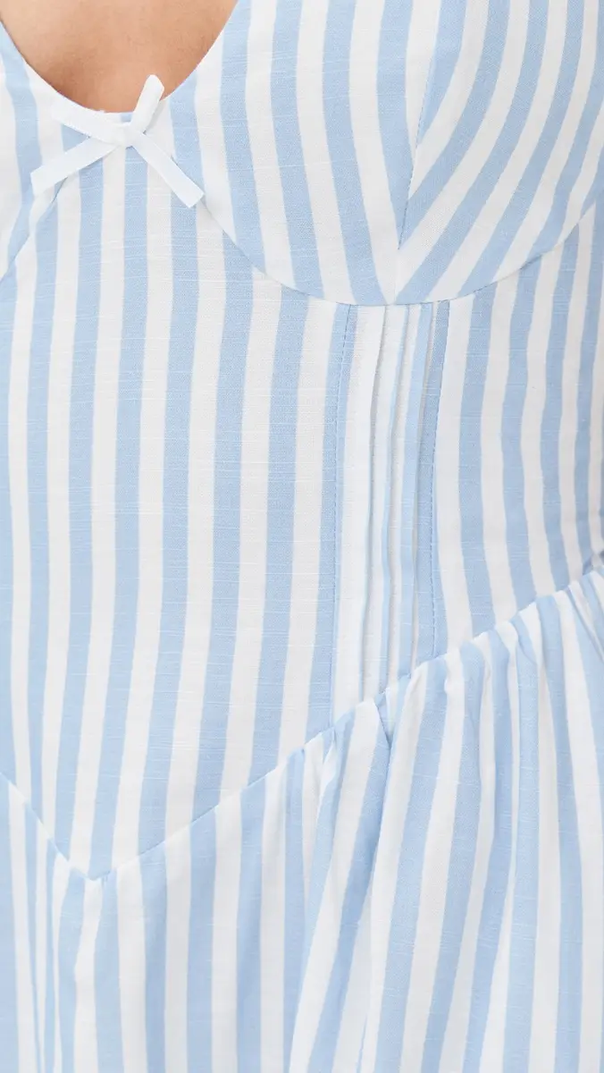 Seven Wonders Calianna Midi Dress Sky Blue Stripe | Thumbnail 6