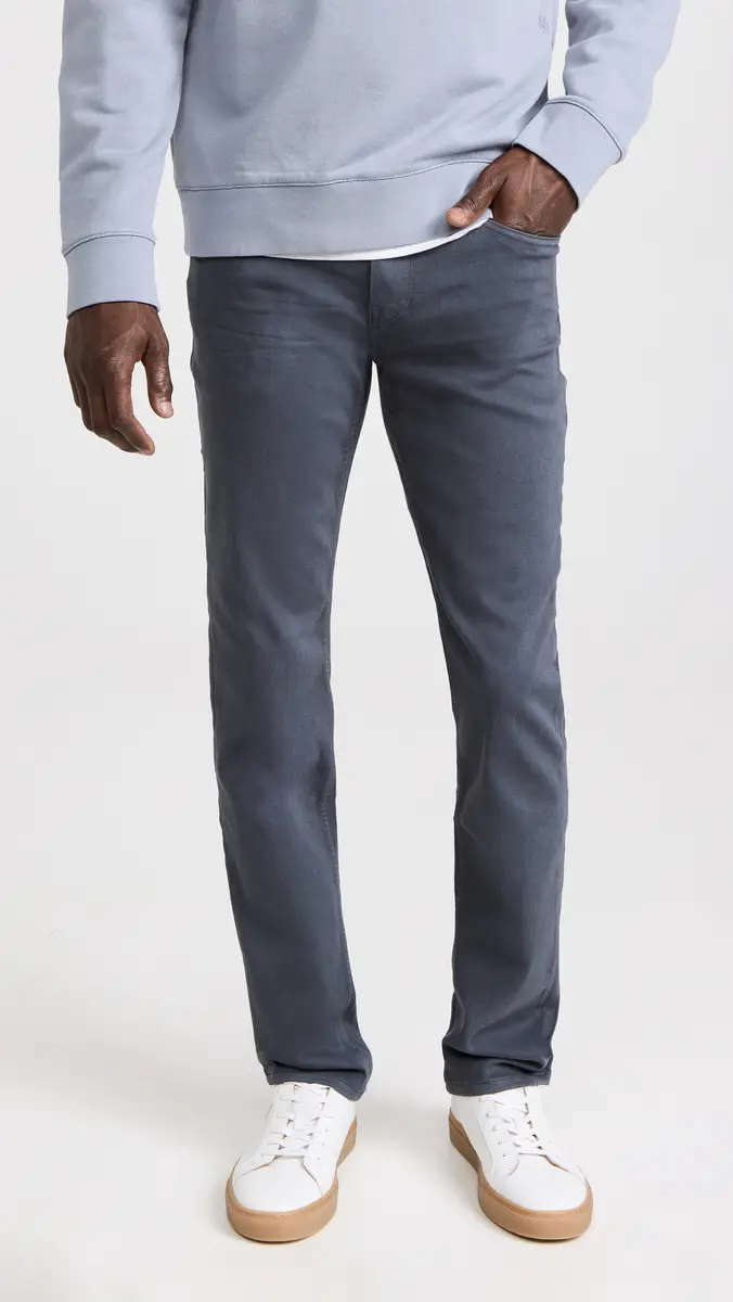 PAIGE Federal Transcend Slim Straight Jeans Pewter Stone | Thumbnail 2 PAIGE Federal Transcend Slim Straight Jeans Pewter Stone | Thumbnail 2
