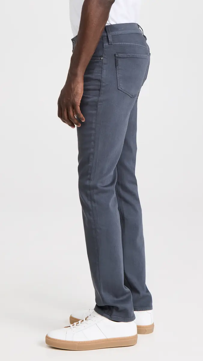 PAIGE Federal Transcend Slim Straight Jeans Pewter Stone | Thumbnail 4 PAIGE Federal Transcend Slim Straight Jeans Pewter Stone | Thumbnail 4