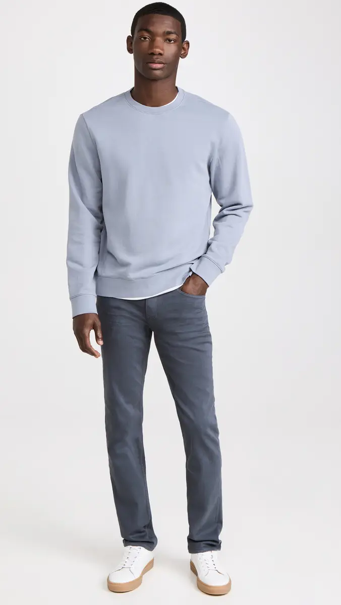 PAIGE Federal Transcend Slim Straight Jeans Pewter Stone | Thumbnail 5 PAIGE Federal Transcend Slim Straight Jeans Pewter Stone | Thumbnail 5