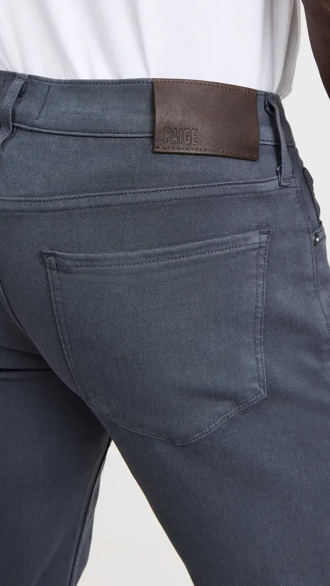 PAIGE Federal Transcend Slim Straight Jeans Pewter Stone | Thumbnail 6 PAIGE Federal Transcend Slim Straight Jeans Pewter Stone | Thumbnail 6