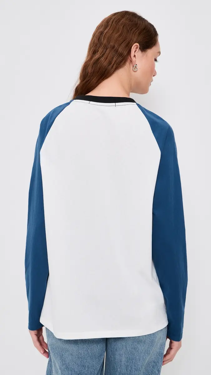 Lioness Kravitz Baseball Tee Blue | Thumbnail 3 Lioness Kravitz Baseball Tee Blue | Thumbnail 3