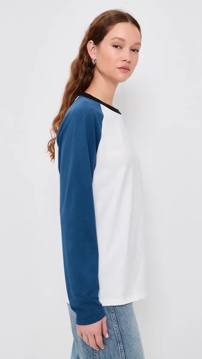 Lioness Kravitz Baseball Tee Blue | Thumbnail 4 Lioness Kravitz Baseball Tee Blue | Thumbnail 4