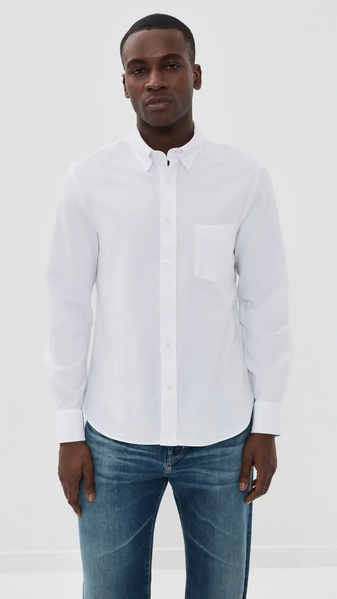 OFFICINE GÉNÉRALE New Oxford Button Down Shirt | Thumbnail 2