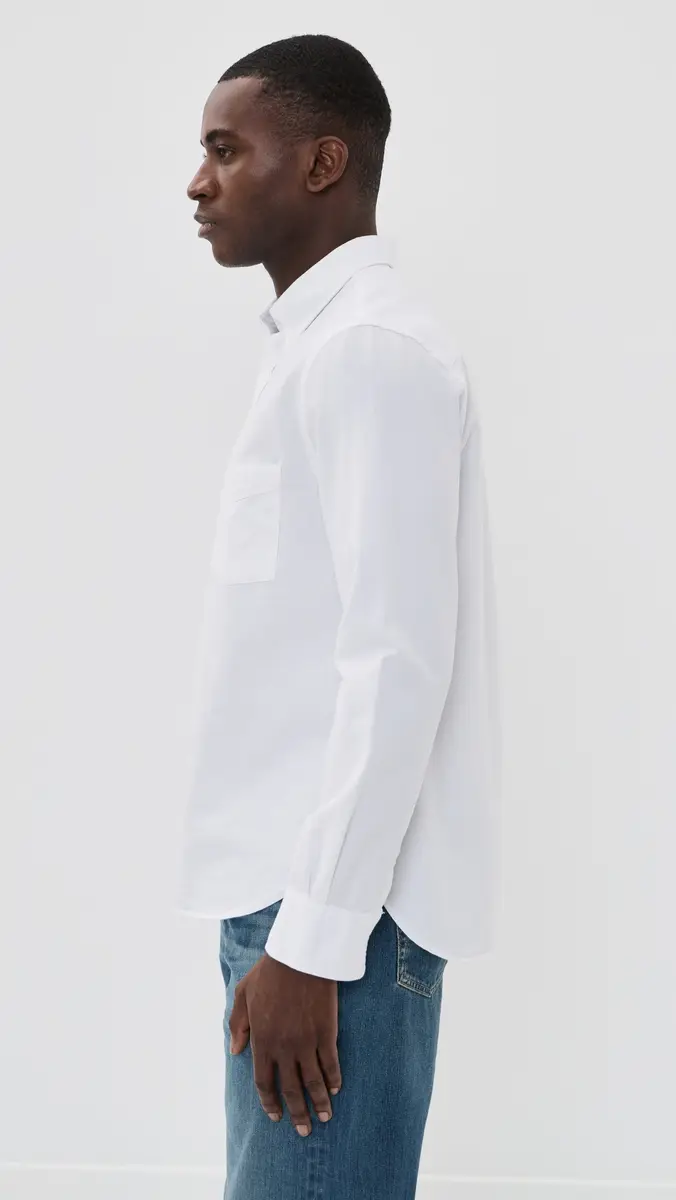 OFFICINE GÉNÉRALE New Oxford Button Down Shirt | Thumbnail 4