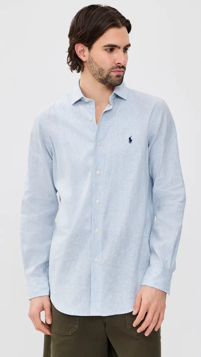 Polo Ralph Lauren Striped Linen Shirt | Thumbnail 3 Polo Ralph Lauren Striped Linen Shirt | Thumbnail 3