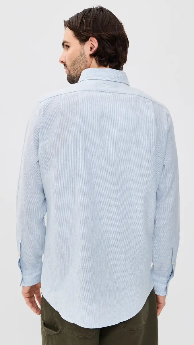 Polo Ralph Lauren Striped Linen Shirt | Thumbnail 4 Polo Ralph Lauren Striped Linen Shirt | Thumbnail 4