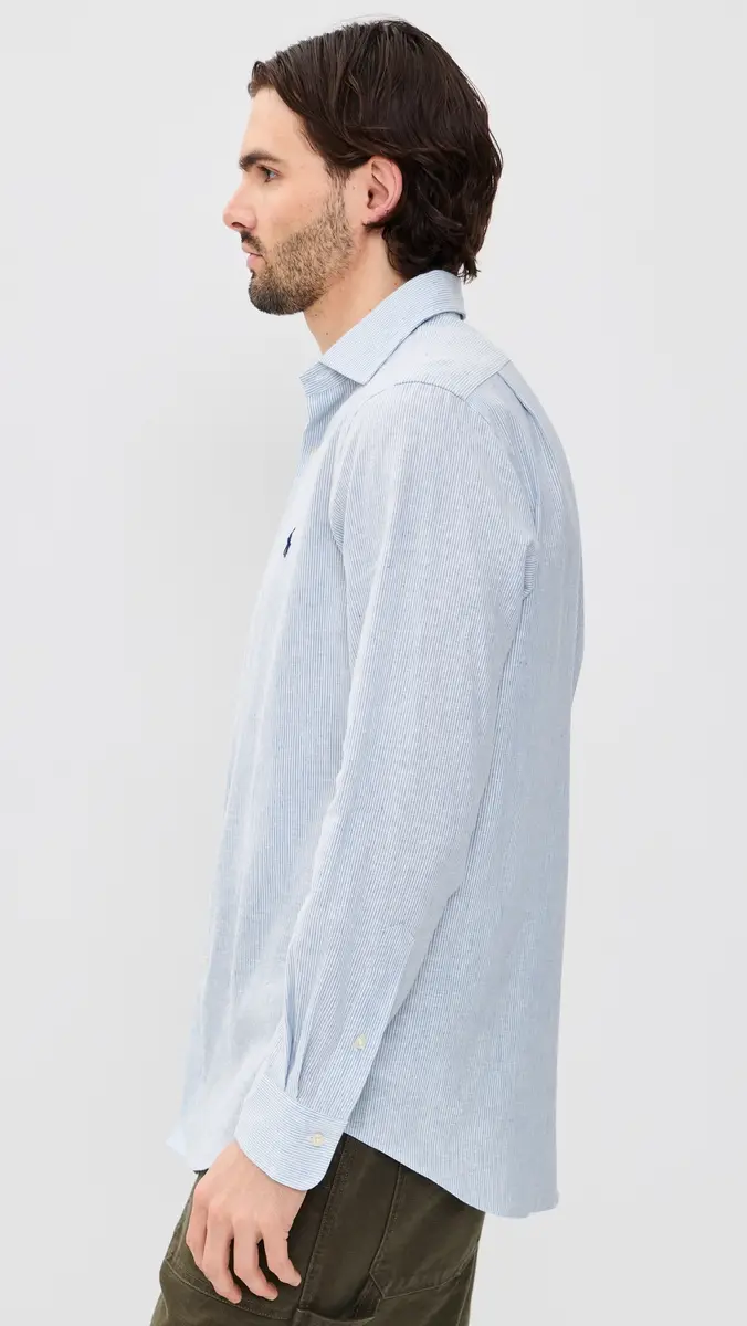 Polo Ralph Lauren Striped Linen Shirt | Thumbnail 5 Polo Ralph Lauren Striped Linen Shirt | Thumbnail 5