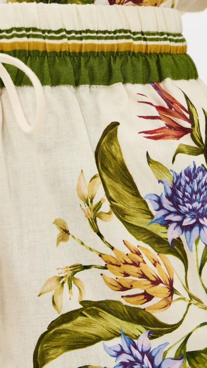 FARM Rio Tropical inen Shorts Tropical Scarf Sand | Thumbnail 6