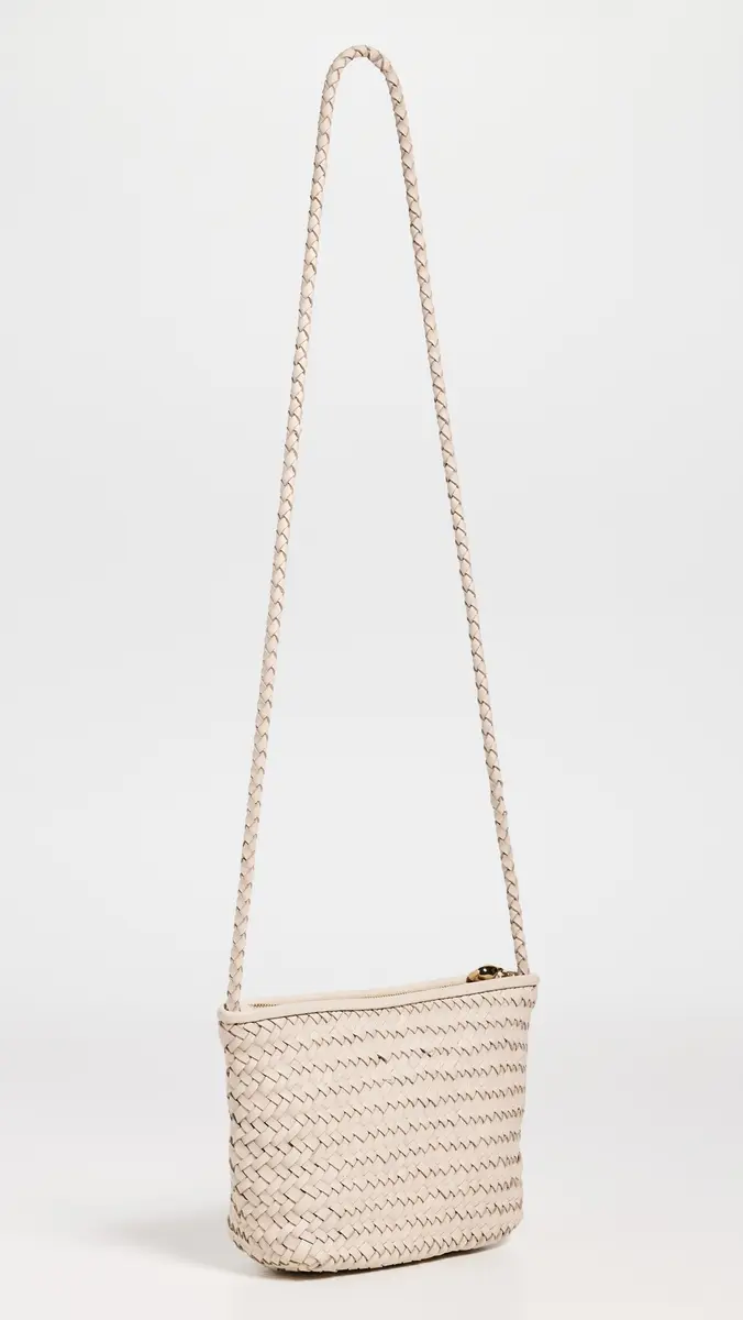 Madewell The Woven Crossbody Bag Vintage Muslin One Size | Thumbnail 4