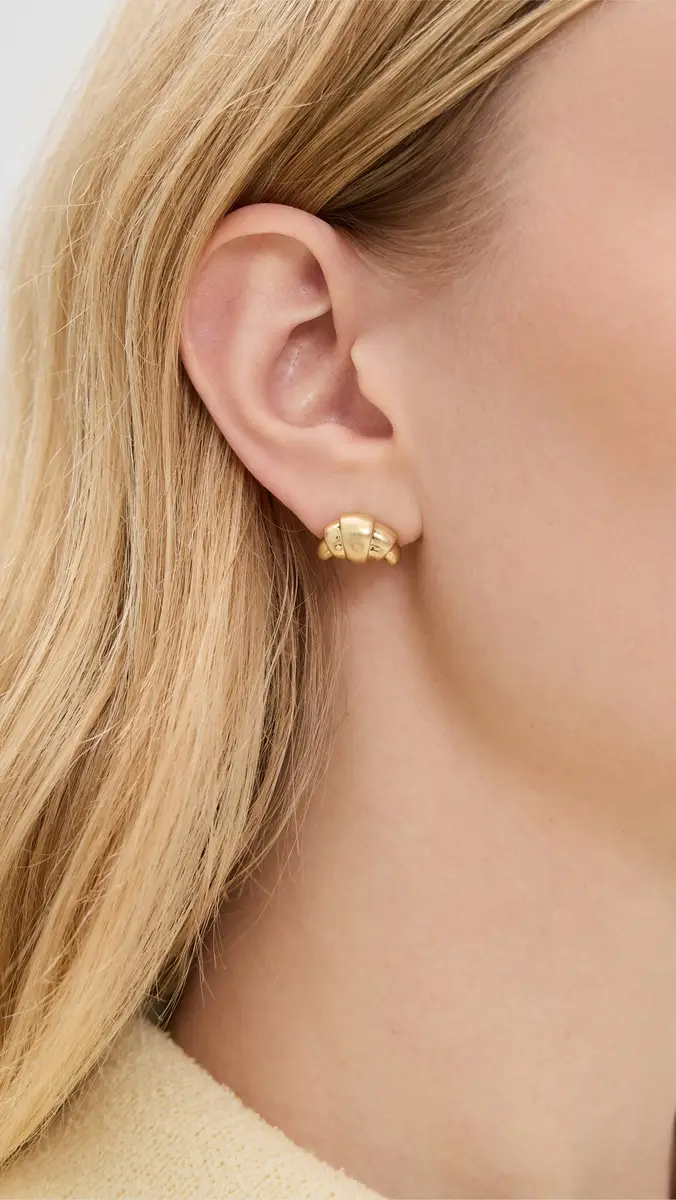 Clare V. Clare V. Croissant Studs | Thumbnail 3