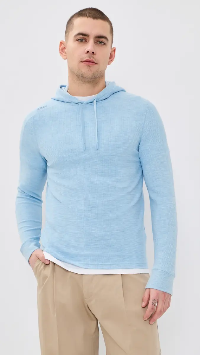 RLX Ralph Lauren Performance Tech Waffle Knit Hoodie | Thumbnail 2 RLX Ralph Lauren Performance Tech Waffle Knit Hoodie | Thumbnail 2