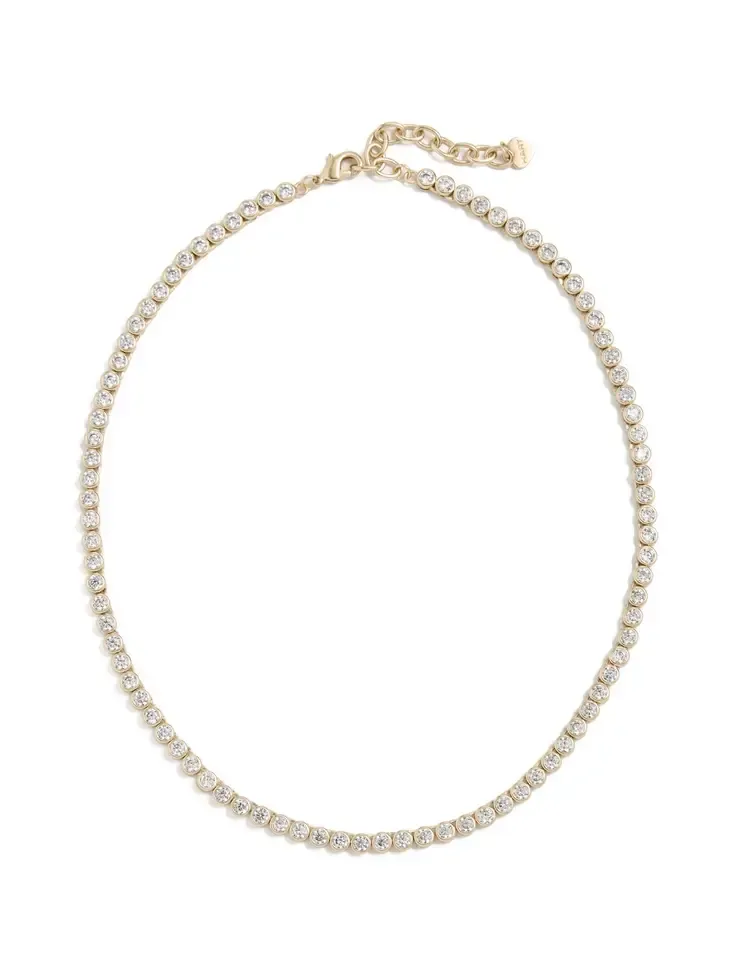 Bezel Tennis Necklace Bezel Tennis Necklace