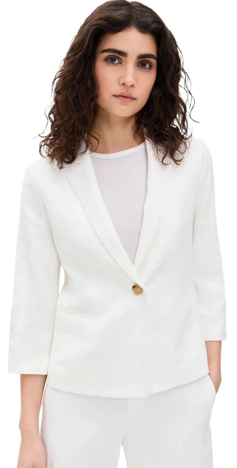 Linen Shrunken Blazer