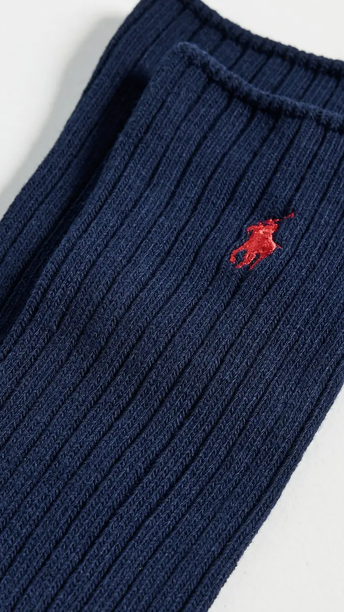 Polo Ralph Lauren Cotton Rib Crew Socks | Thumbnail 3