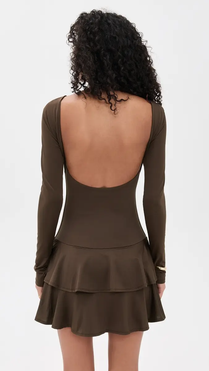 NIA Sienna Dress Espresso | Thumbnail 3 NIA Sienna Dress Espresso | Thumbnail 3