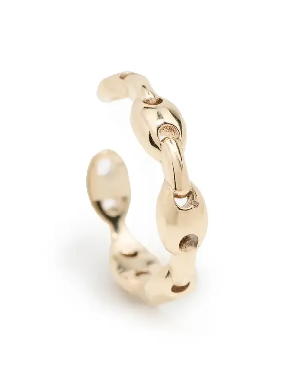 14k Gold Small Mariner Link Hard Ear Cuff
