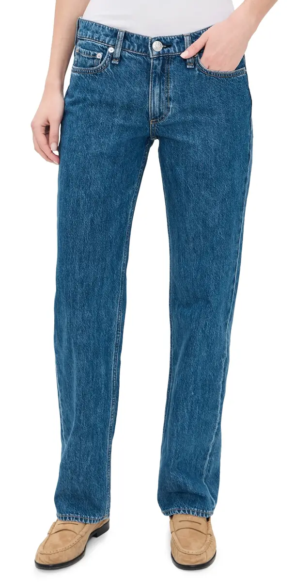 Harlow Low-Rise Full Straight Jeans Park Harlow Low-Rise Full Straight Jeans Park