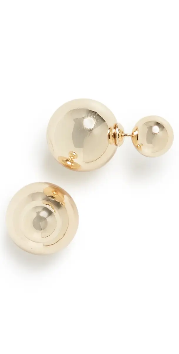Double Ball Earrings