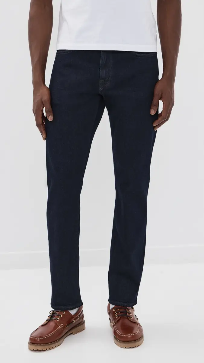 Madewell New Athletic Slim Jeans In Rinse Rinse | Thumbnail 2 Madewell New Athletic Slim Jeans In Rinse Rinse | Thumbnail 2