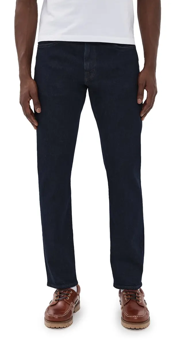 Madewell New Athletic Slim Jeans In Rinse Rinse | Image 1 Madewell New Athletic Slim Jeans In Rinse Rinse | Image 1