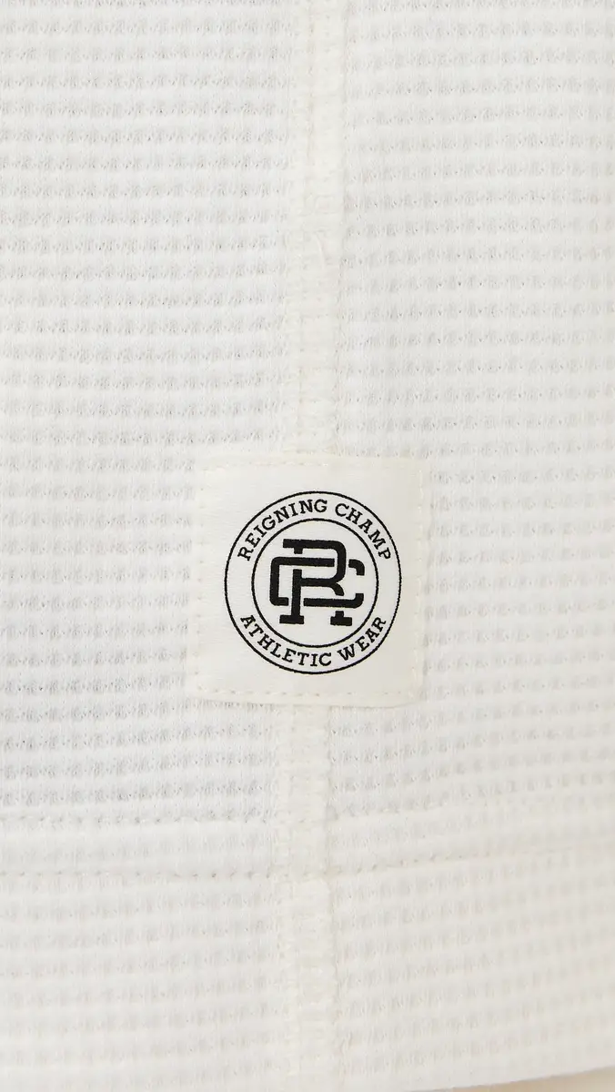 Reigning Champ Lightweight Waffle Standard Hoodie Championship White | Thumbnail 6 Reigning Champ Lightweight Waffle Standard Hoodie Championship White | Thumbnail 6