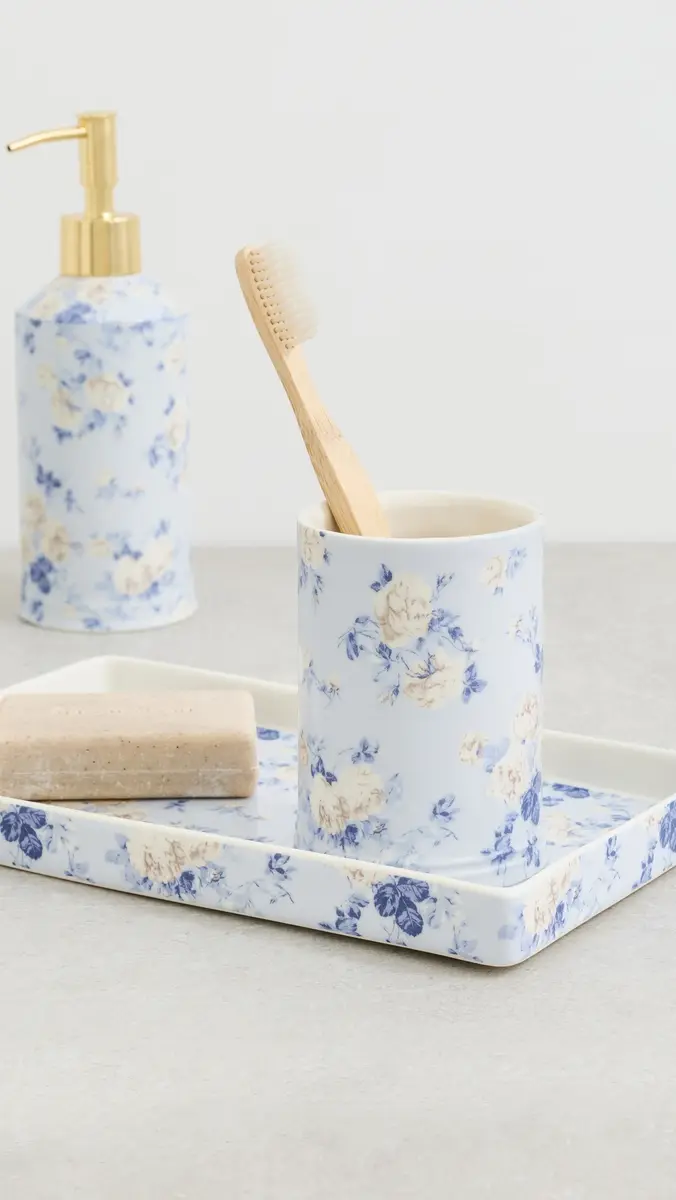 LoveShackFancy Junette Porcelain Tumbler | Thumbnail 3