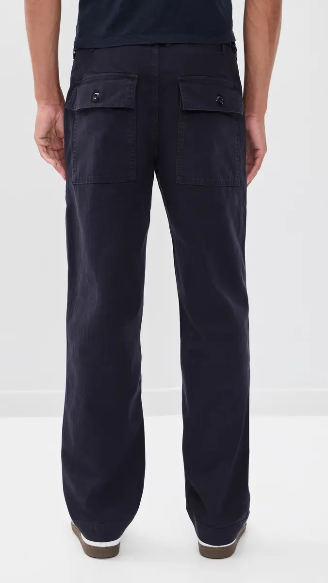 Alex Mill Field Pants In Herringbone Navy | Thumbnail 3 Alex Mill Field Pants In Herringbone Navy | Thumbnail 3