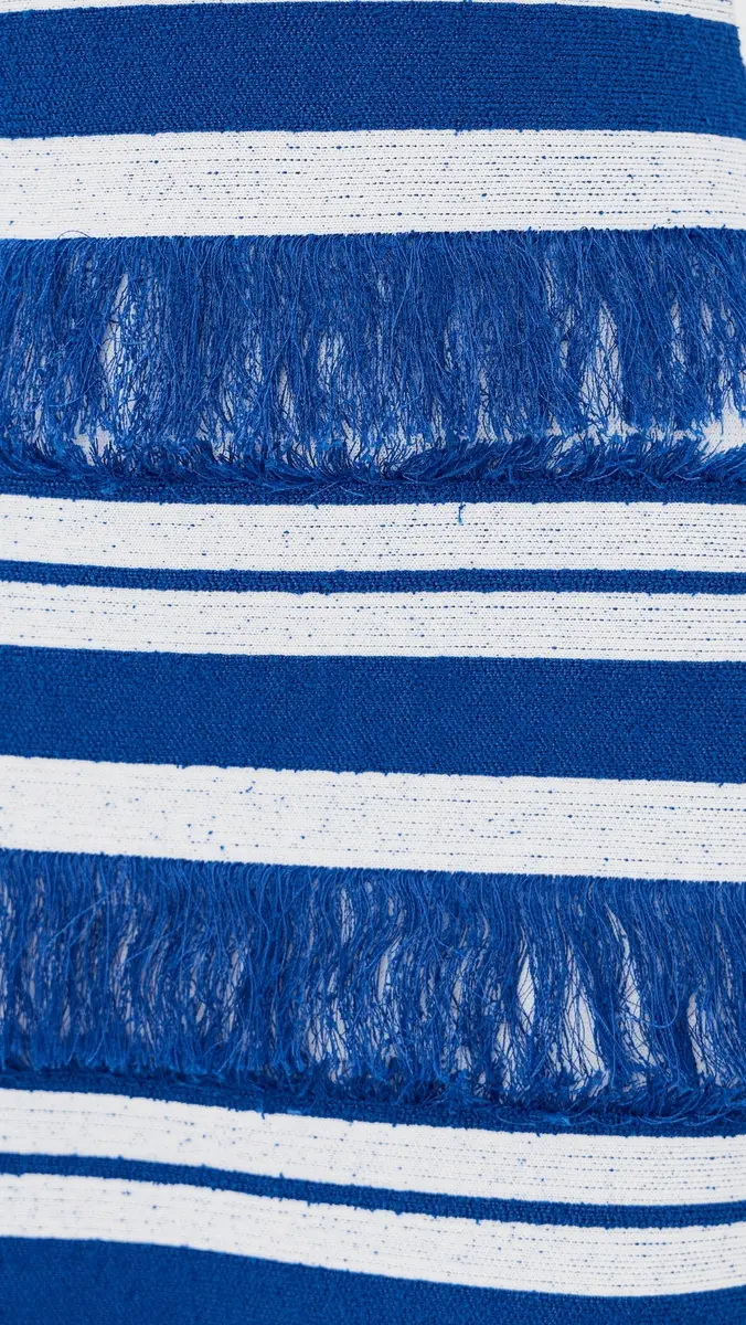SIMKHAI Elly Knit Mini Dress Royal Blue Stripe | Thumbnail 6 SIMKHAI Elly Knit Mini Dress Royal Blue Stripe | Thumbnail 6