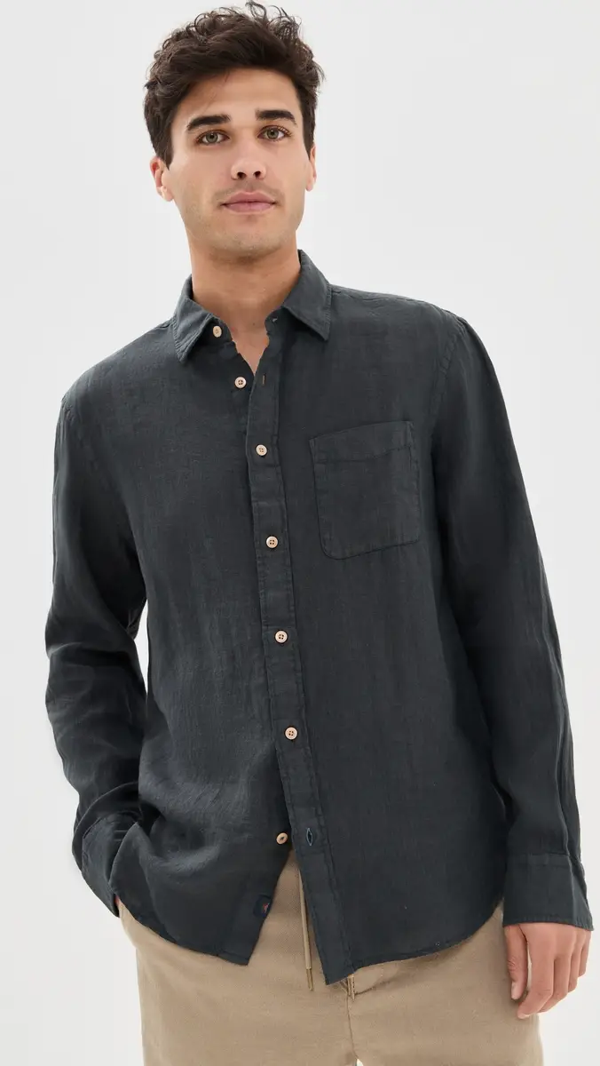 Faherty Laguna Linen Shirt | Thumbnail 2 Faherty Laguna Linen Shirt | Thumbnail 2