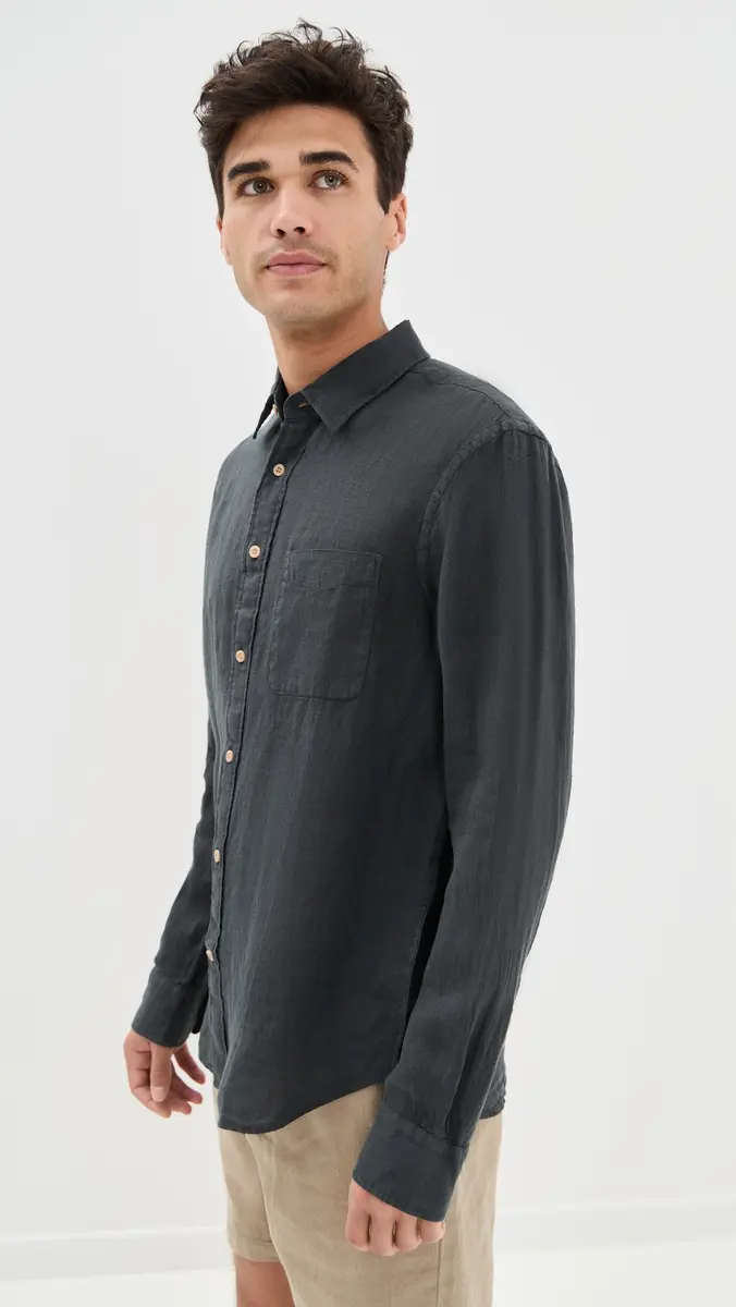 Faherty Laguna Linen Shirt | Thumbnail 4 Faherty Laguna Linen Shirt | Thumbnail 4