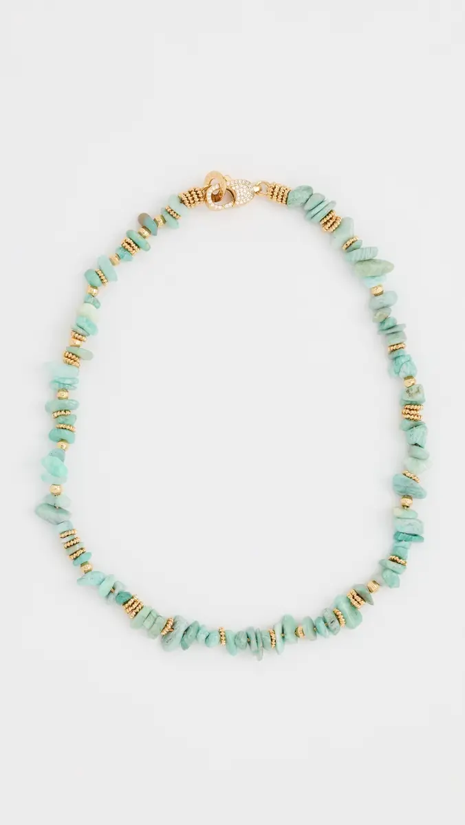 GAS Bijoux Aloha Amazonite Mini Necklace Turquoise One Size | Thumbnail 2 GAS Bijoux Aloha Amazonite Mini Necklace Turquoise One Size | Thumbnail 2