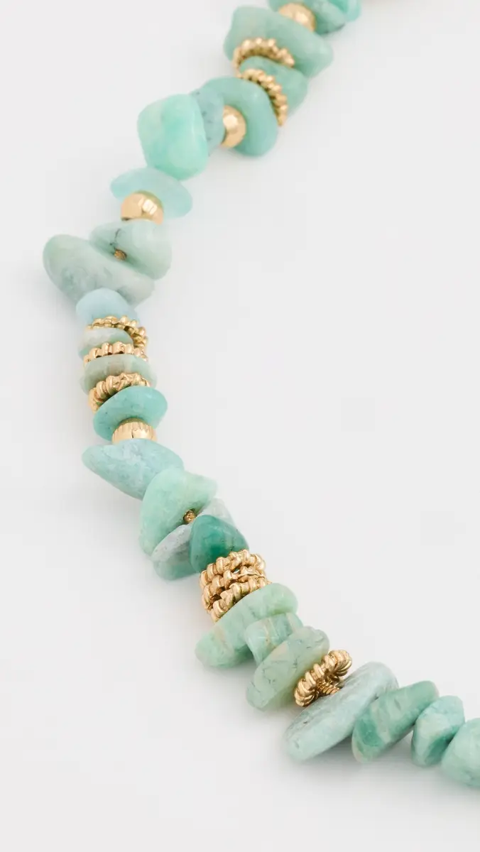 GAS Bijoux Aloha Amazonite Mini Necklace Turquoise One Size | Thumbnail 4 GAS Bijoux Aloha Amazonite Mini Necklace Turquoise One Size | Thumbnail 4