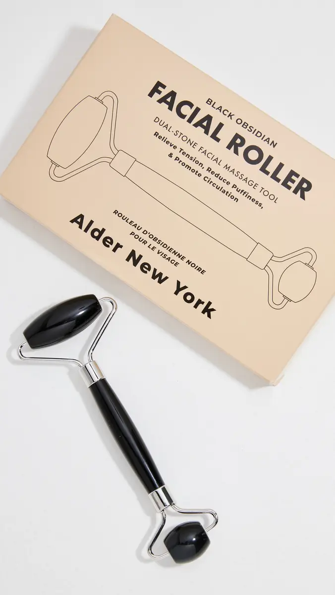 Alder New York Black Obsidian Facial Roller No Color | Thumbnail 4 Alder New York Black Obsidian Facial Roller No Color | Thumbnail 4