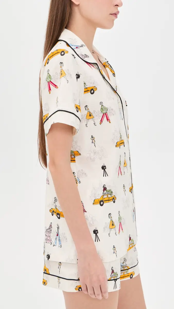 BedHead PJs Short Sleeve Short Pajama Set Fashion Week | Thumbnail 4 BedHead PJs Short Sleeve Short Pajama Set Fashion Week | Thumbnail 4