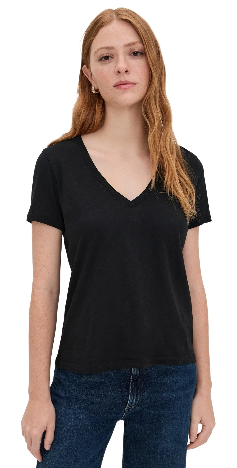 Madewell The Easy V-Neck Tee in Soft Slub