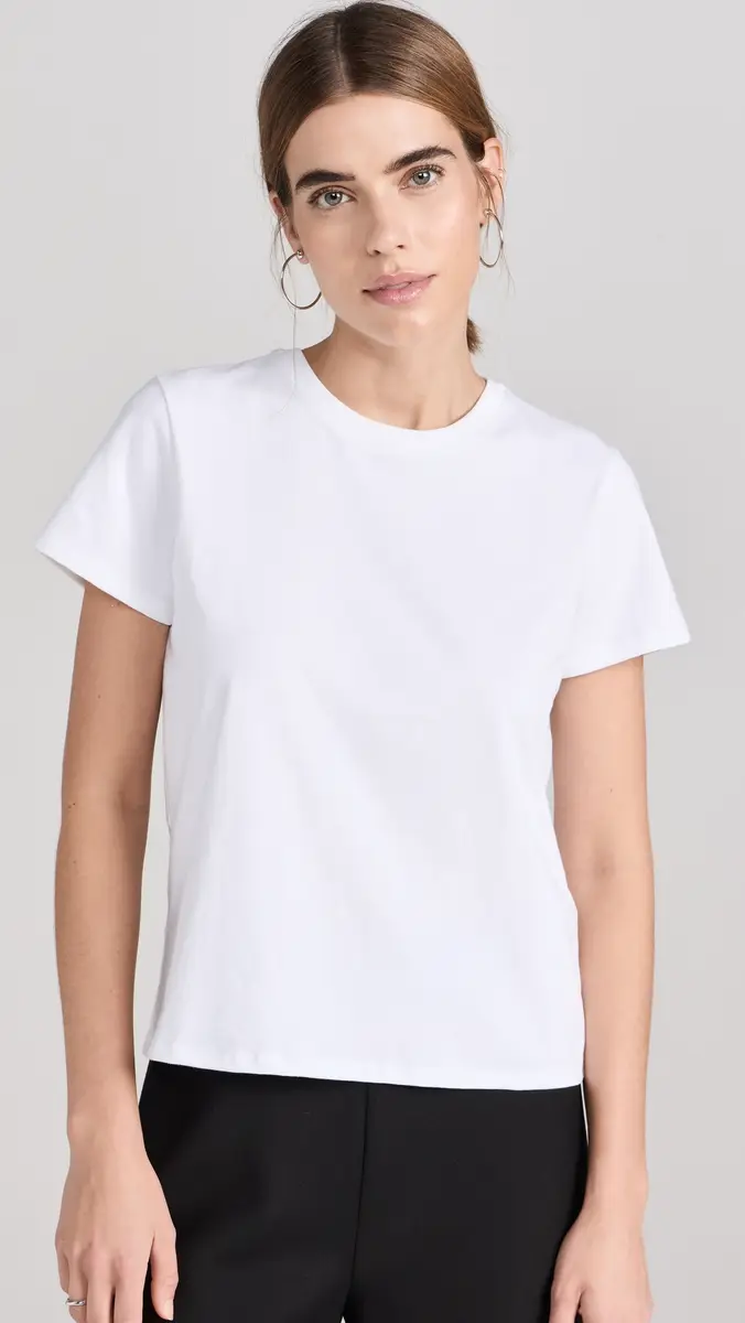 ATM Anthony Thomas Melillo Heavyweight Crew Tee White | Thumbnail 2