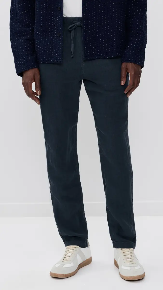 Faherty Linen Drawstring Pants | Thumbnail 2 Faherty Linen Drawstring Pants | Thumbnail 2