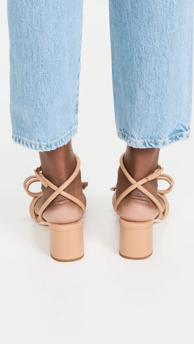Loeffler Randall Mikel Leather Bow Mid-Heel Sandals | Thumbnail 5 Loeffler Randall Mikel Leather Bow Mid-Heel Sandals | Thumbnail 5
