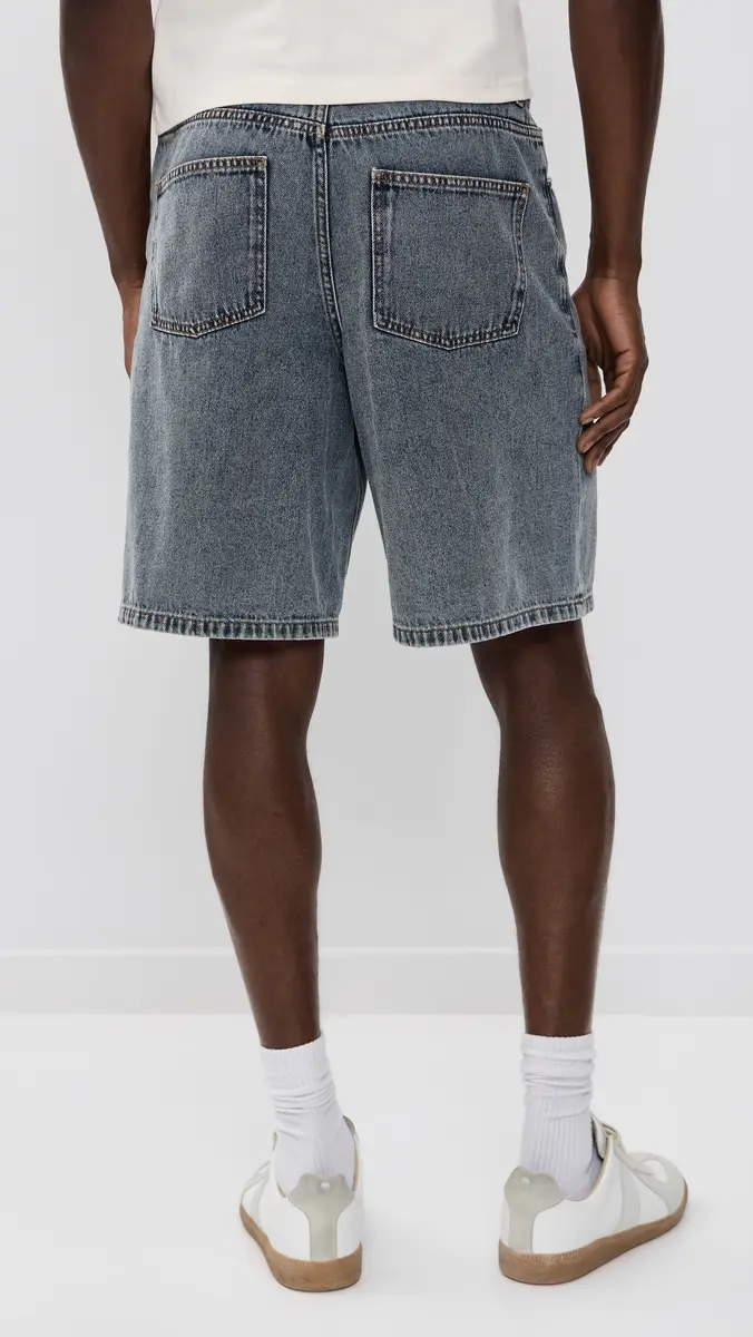 Les Deux Ryder Ice Blue Denim Shorts 9 Light Indigo Wash | Thumbnail 4 Les Deux Ryder Ice Blue Denim Shorts 9 Light Indigo Wash | Thumbnail 4