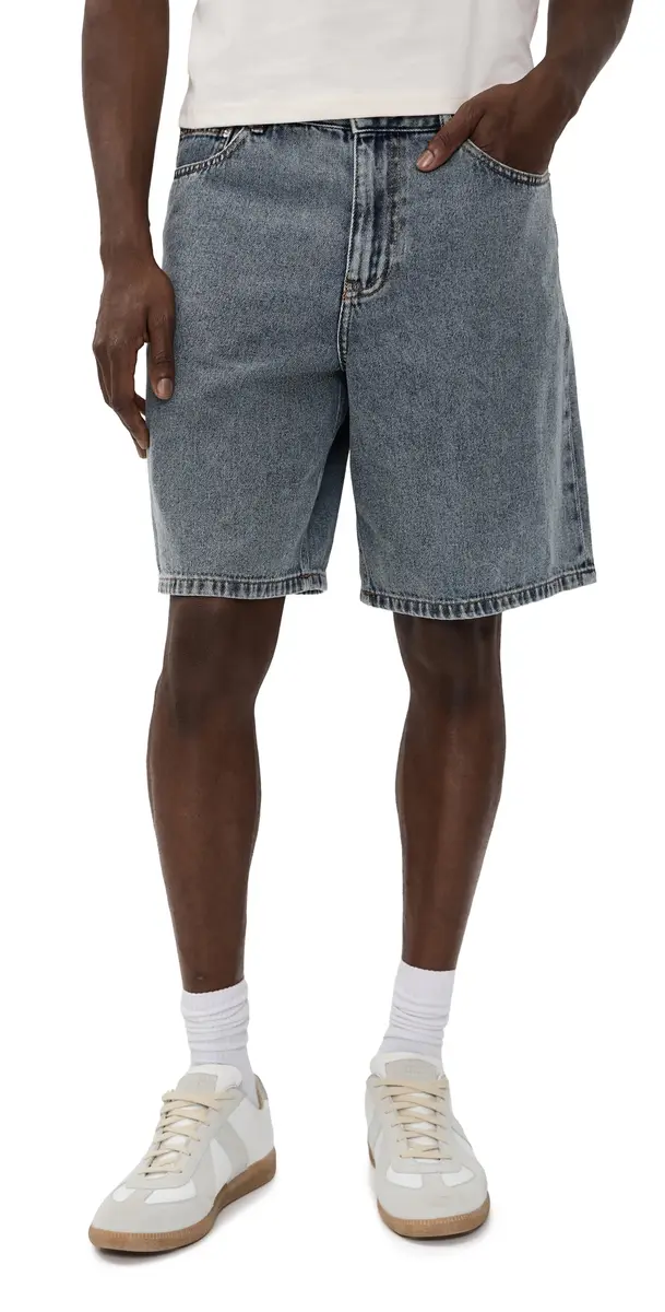 Ryder Ice Blue Denim Shorts 9 Light Indigo Wash Ryder Ice Blue Denim Shorts 9 Light Indigo Wash