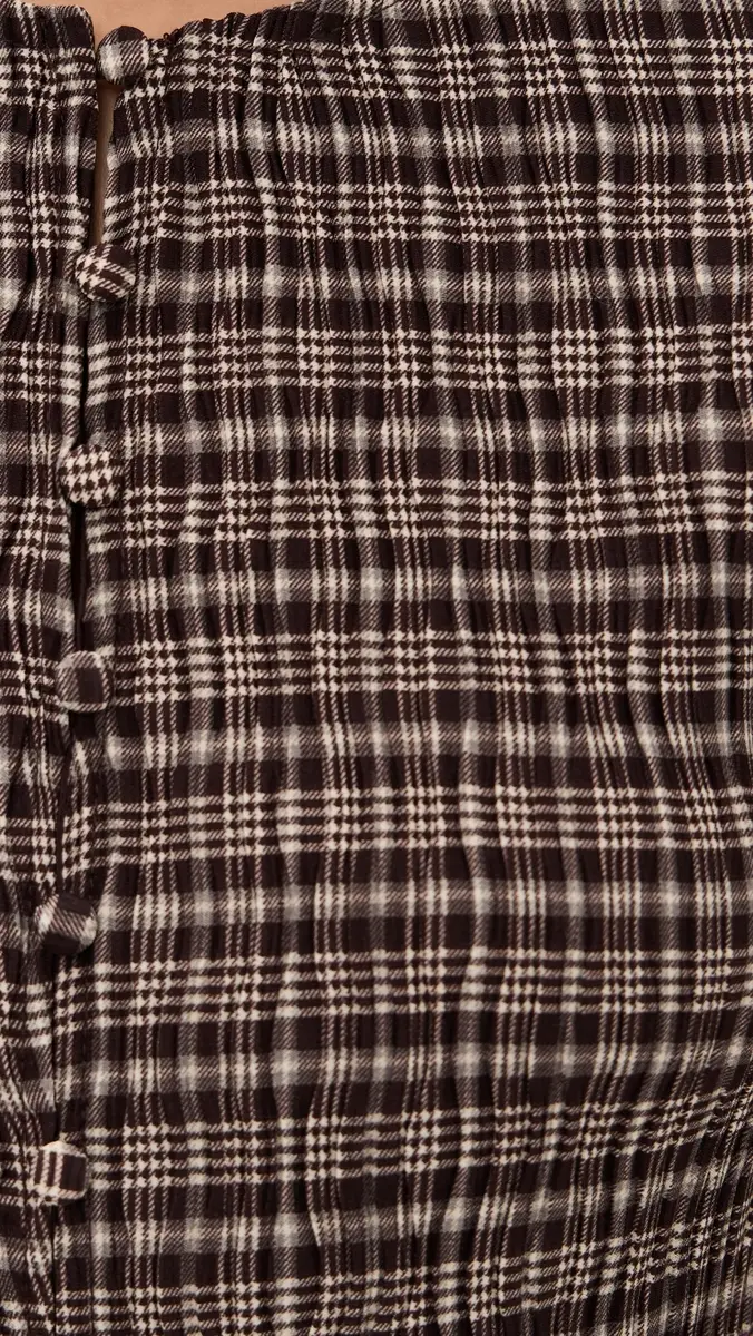 Bailey Rose Plaid Blouse Chocolate | Thumbnail 6 Bailey Rose Plaid Blouse Chocolate | Thumbnail 6