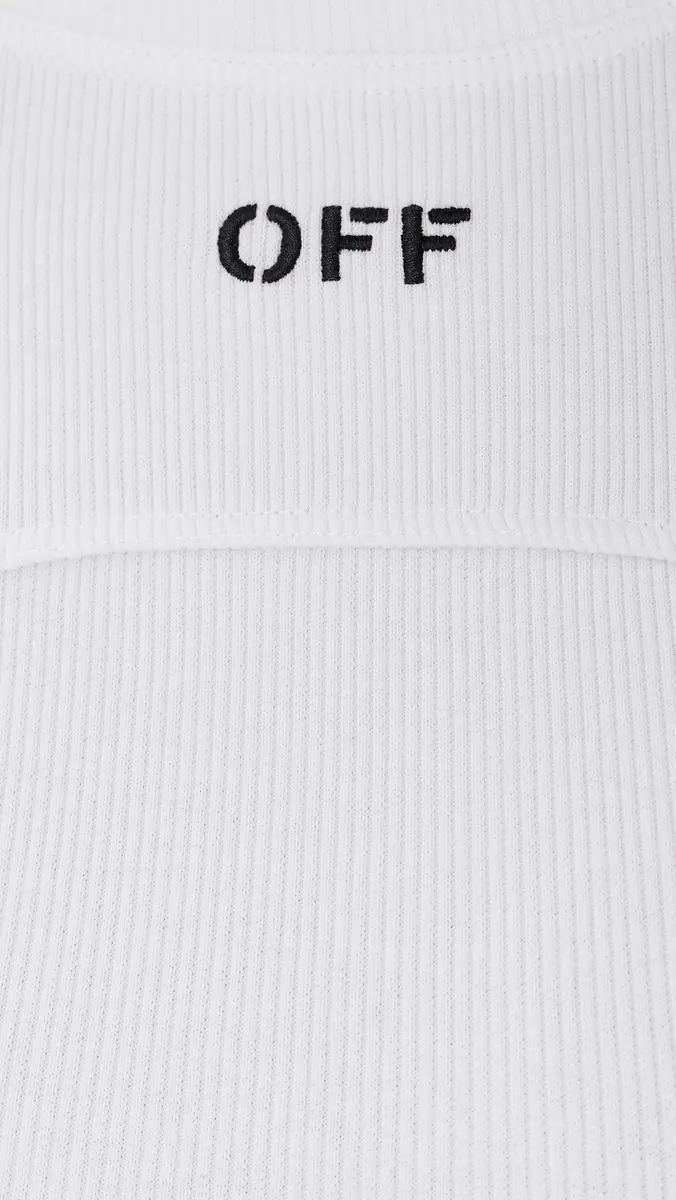 Off-White Off Stamp Rib Round Tank Top | Thumbnail 6