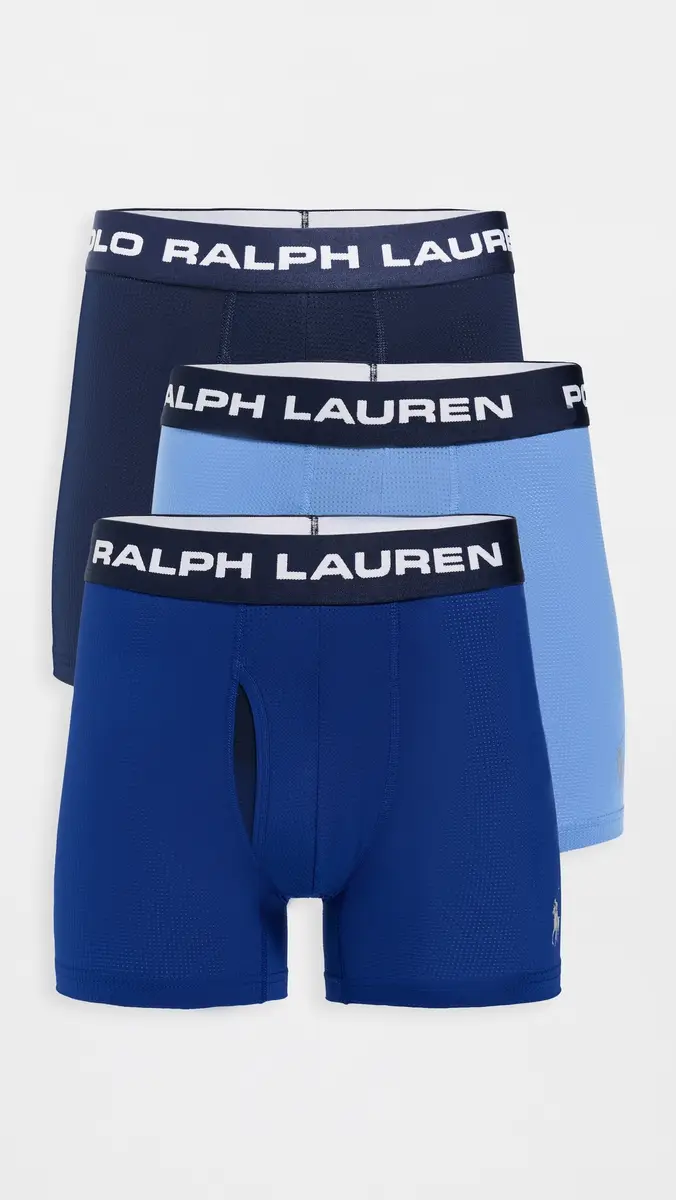 Polo Ralph Lauren Underwear Perfect Pouch Mesh Boxer Briefs 3 Pack | Thumbnail 2 Polo Ralph Lauren Underwear Perfect Pouch Mesh Boxer Briefs 3 Pack | Thumbnail 2