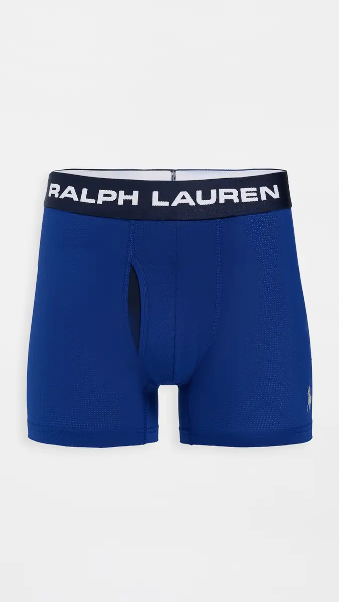 Polo Ralph Lauren Underwear Perfect Pouch Mesh Boxer Briefs 3 Pack | Thumbnail 3 Polo Ralph Lauren Underwear Perfect Pouch Mesh Boxer Briefs 3 Pack | Thumbnail 3