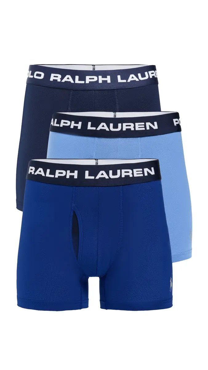 Polo Ralph Lauren Underwear Perfect Pouch Mesh Boxer Briefs 3 Pack | Thumbnail 6 Polo Ralph Lauren Underwear Perfect Pouch Mesh Boxer Briefs 3 Pack | Thumbnail 6