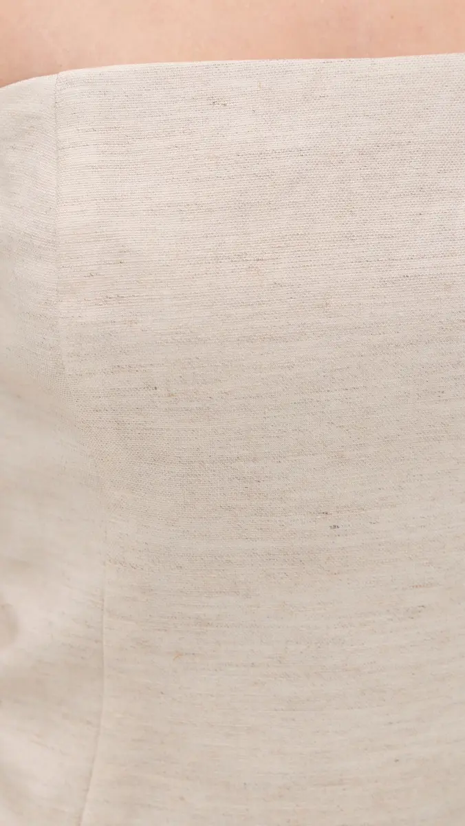 GOOD AMERICAN Linen Blend Strapless Top | Thumbnail 6 GOOD AMERICAN Linen Blend Strapless Top | Thumbnail 6